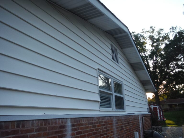 old siding and soffit and fascia