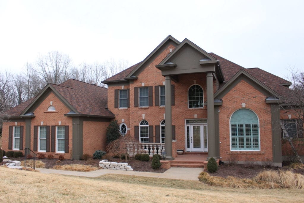 james hardie timber bark trim around columns and on dormers