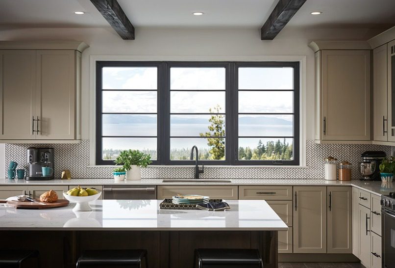 best windows for Missouri’s climate - windows in home in kitchen showing outside view