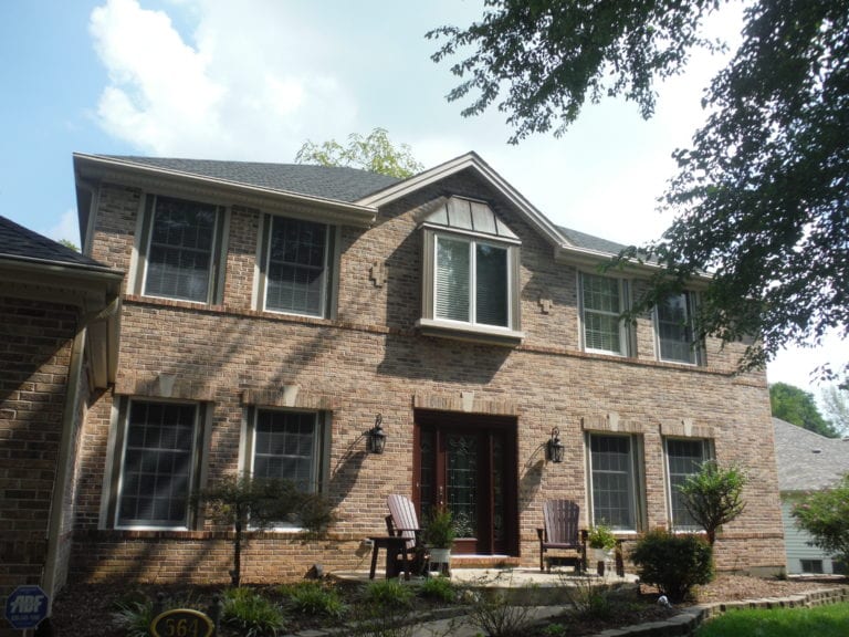 Front Elevation of Timer Bark house in Wildwood