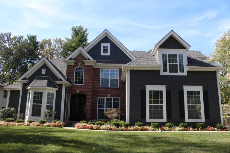 iron gray lap siding