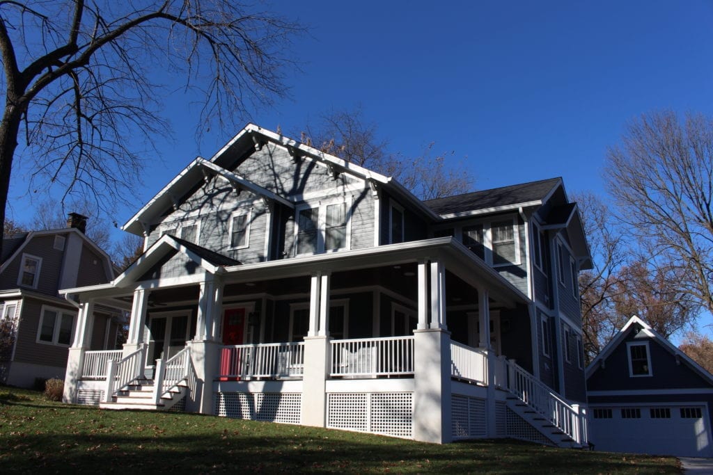 evening blue james hardie siding in webster groves