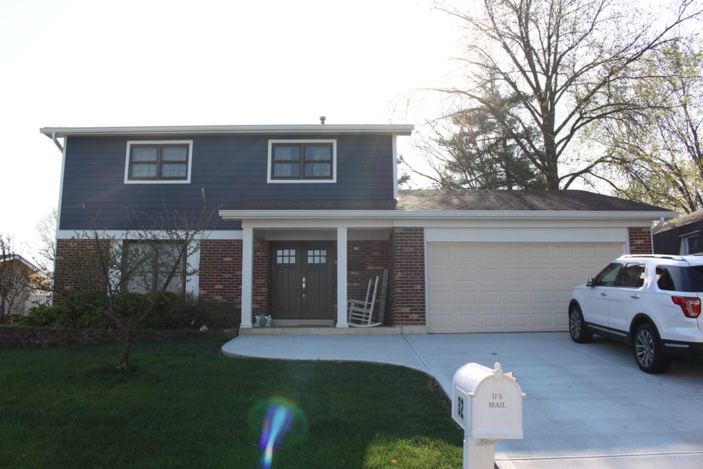 Deep Ocean lap siding in St. Peters