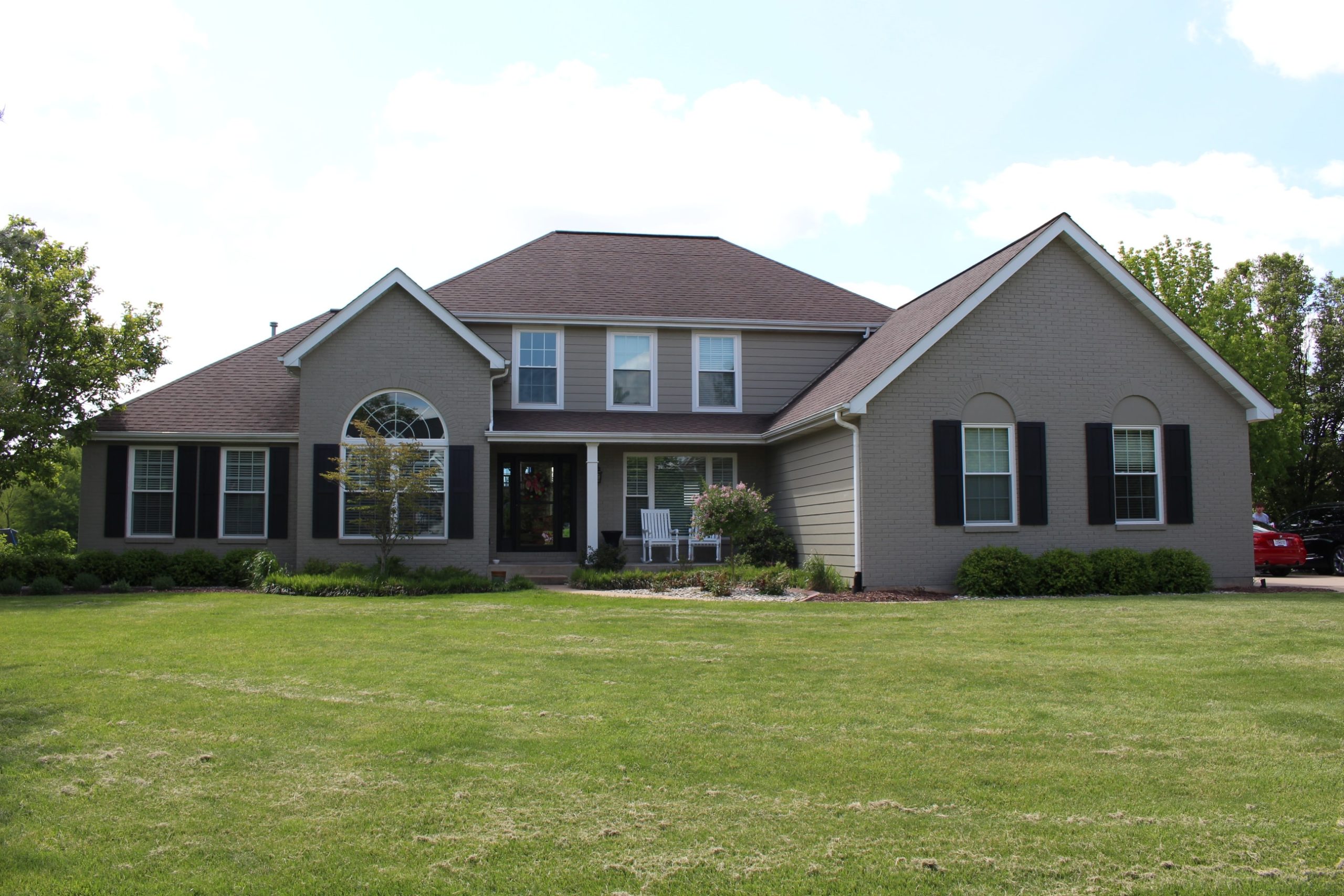 James Hardie Monterey Taupe lap siding in Cottleville, Missouri