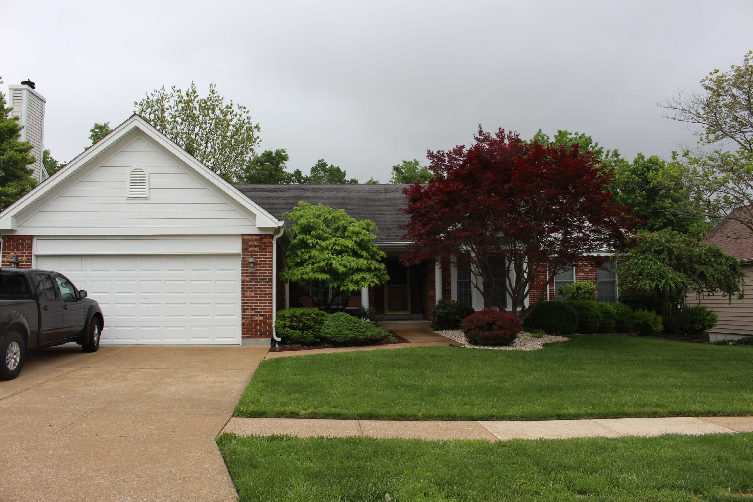 James Hardie Arctic White lap siding in Oakville, MO