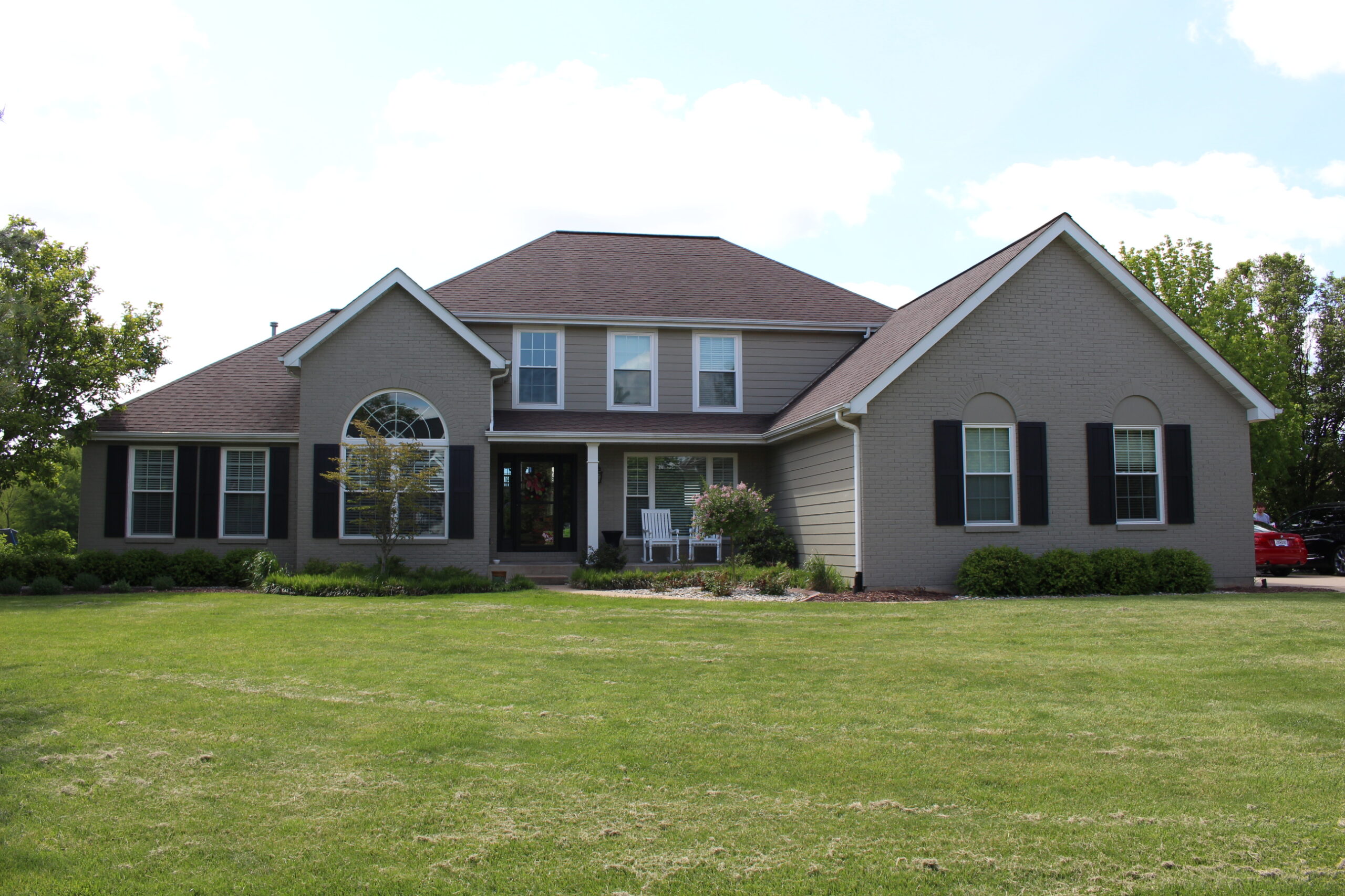 Home with window replacement in Chesterfield, MO